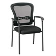 Scranton & Co Visitors Guest Chair in Black and Titanium