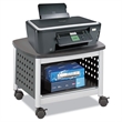 Scranton & Co Steel Black Printer Stand Rectangular Compact 20.25