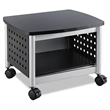 Scranton & Co Steel Black Printer Stand Rectangular Compact 20.25