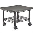 Scranton & Co Under-Desk Printer Stand in Black