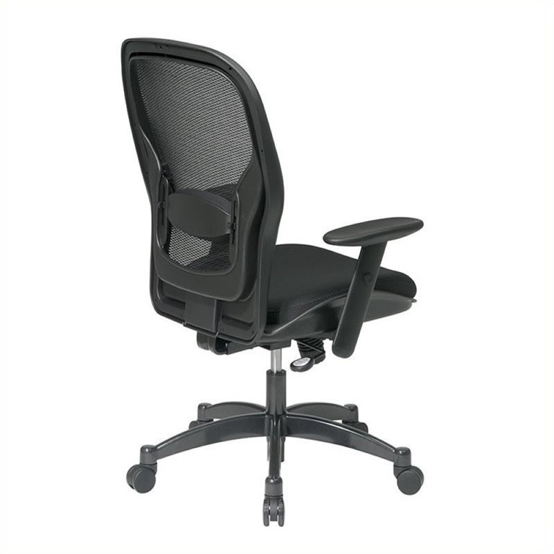 Scranton & Co Back Office Chair in Black