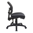 Scranton & Co Contemporary Fabric Ergonomic Task Office Chair in Black