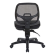 Scranton & Co Contemporary Fabric Ergonomic Task Office Chair in Black