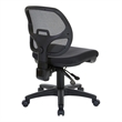 Scranton & Co Contemporary Fabric Ergonomic Task Office Chair in Black
