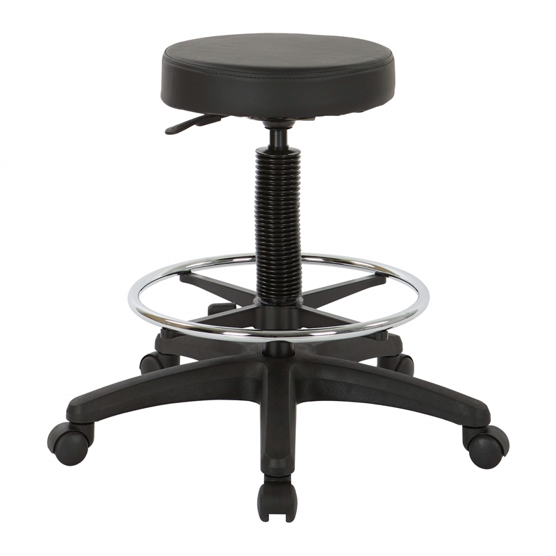Scranton & Co Adjustable Drafting Chair Backless Stool