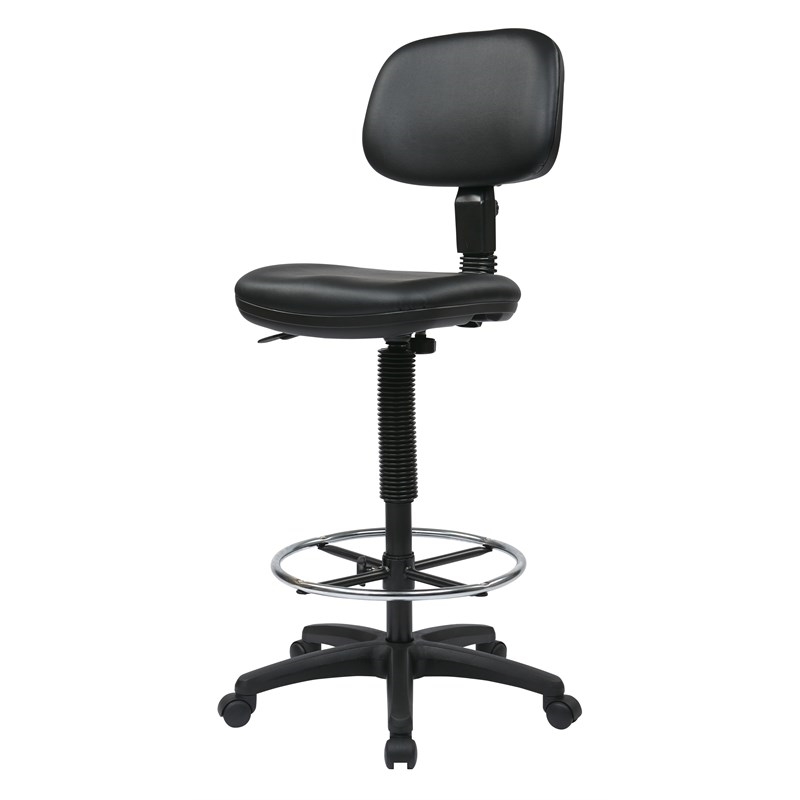 Scranton & Co Sculptured Seat and Back Vinyl Drafting Chair
