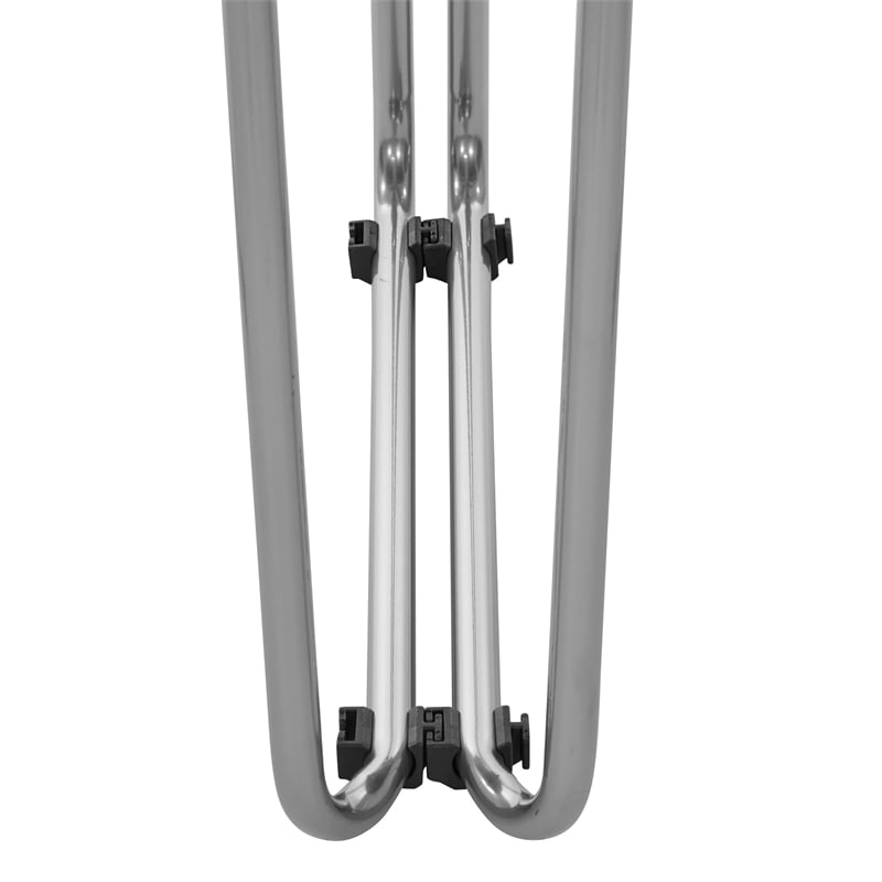 Scranton & Co Sled Base Stacking Chair in Black (Set of 4)