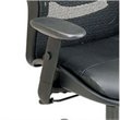 Scranton & Co Eco Leather Mesh Back Office Chair in Black