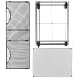 Scranton & Co Mesh Rolling File Cube in Black