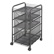Scranton & Co 3 Drawer Mesh File Cart