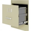 Scranton & Co Aluminum Beige Filing Cabinet Vertical Lockable 4-Drawer 22
