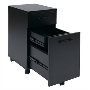 mer-1133 mobile file cabinet with hidden drawer