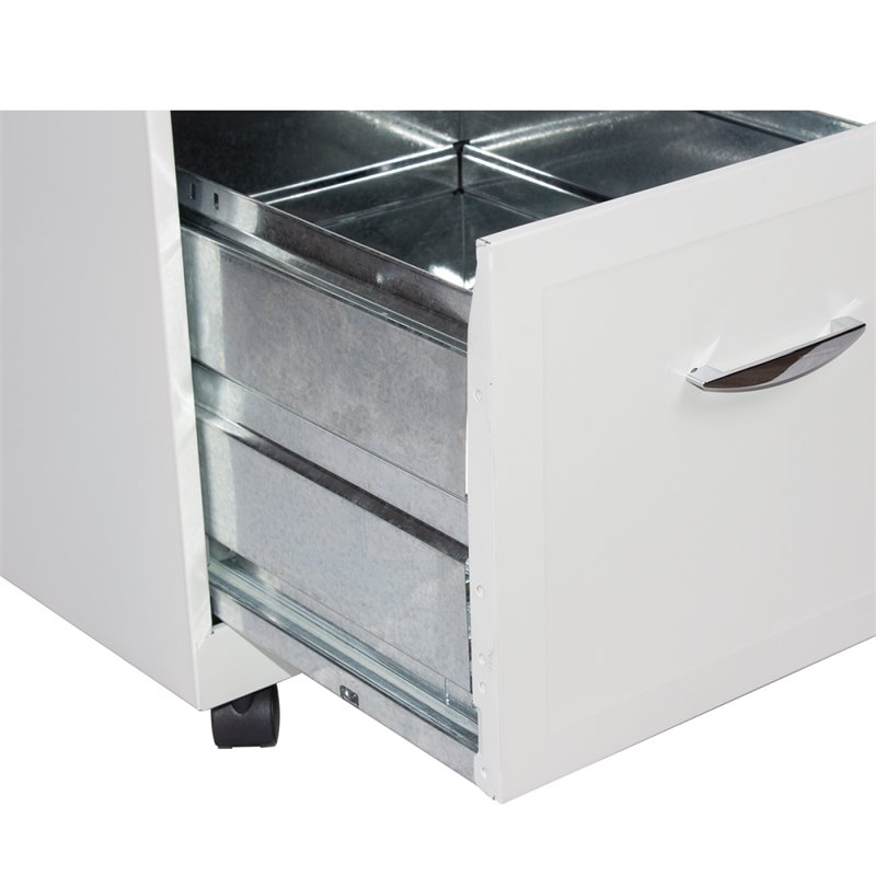 Scranton Co 2 Drawer Steel File Cabinet In White Sc 449913