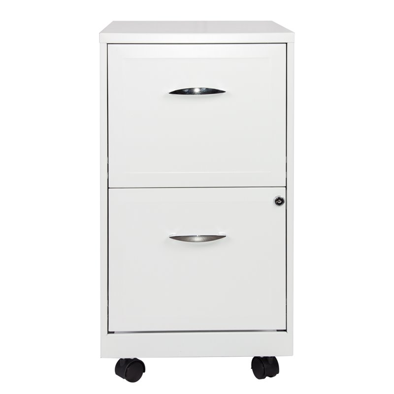 Scranton Co 2 Drawer Steel File Cabinet In White Sc 449913