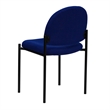 Scranton & Co Side Stacking Chair in Black and Blue