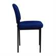 Scranton & Co Side Stacking Chair in Black and Blue