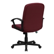 Scranton & Co Contemporary Fabric Mid-Back Office Chair with Arm in Burgundy Red