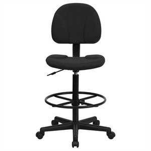 mer-1133 patterned ergonomic drafting chair
