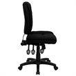 Scranton & Co Mid-Back Ergonomic Task Office Chair in Black