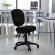 Scranton & Co Mid-Back Ergonomic Task Office Chair in Black