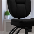 Scranton & Co Mid-Back Ergonomic Task Office Chair in Black
