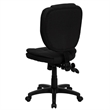 Scranton & Co Mid-Back Ergonomic Task Office Chair in Black