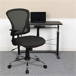 Scranton & Co Modern Mesh Fabric Mid-Back Office Chair in Dark Gray