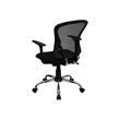 Scranton & Co Mid-Back Mesh Office Chair in Black