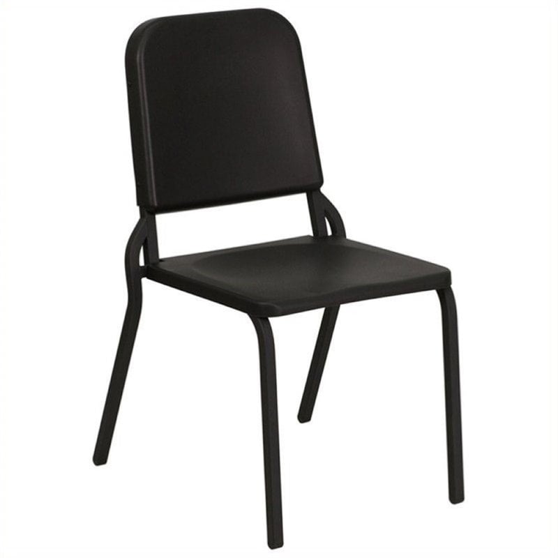 Scranton & Co Stacking Chair in Black