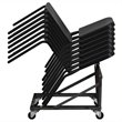 Scranton & Co Stacking Chair in Black