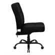 Scranton & Co Office Chair with Extra Wide Seat in Black