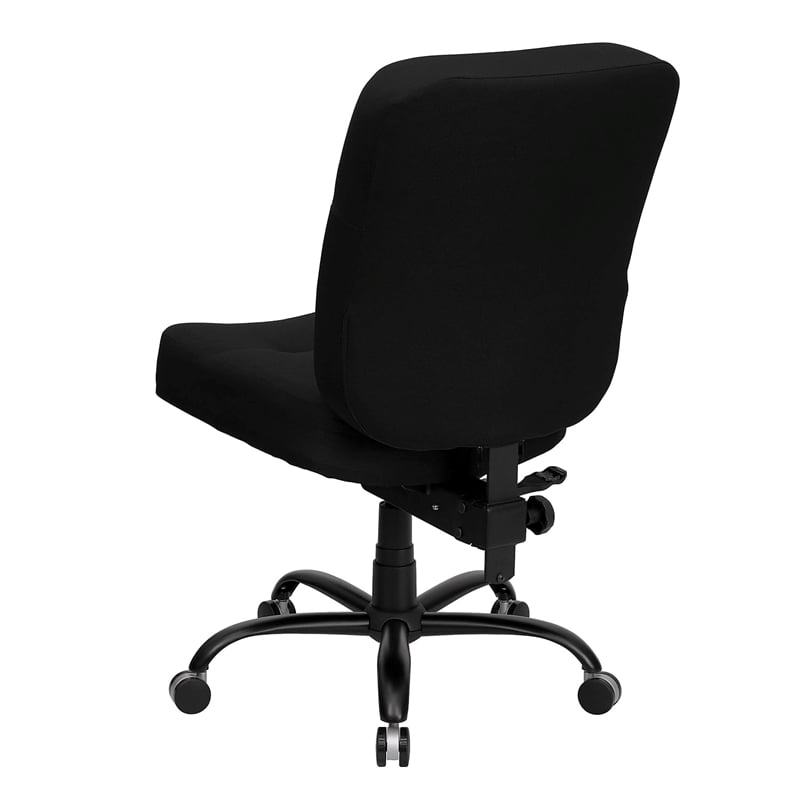 Scranton & Co Office Chair with Extra Wide Seat in Black