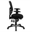 Scranton & Co Mid-Back Mesh Office Chair in Black