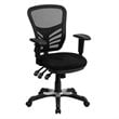 Scranton & Co Mid-Back Mesh Office Chair in Black