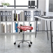 Scranton & Co Adjustable Bar Stool and Tractor Seat in Wine Red
