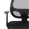 Scranton & Co Foam Fabric/Mesh Mid-Back Office Chair in Black