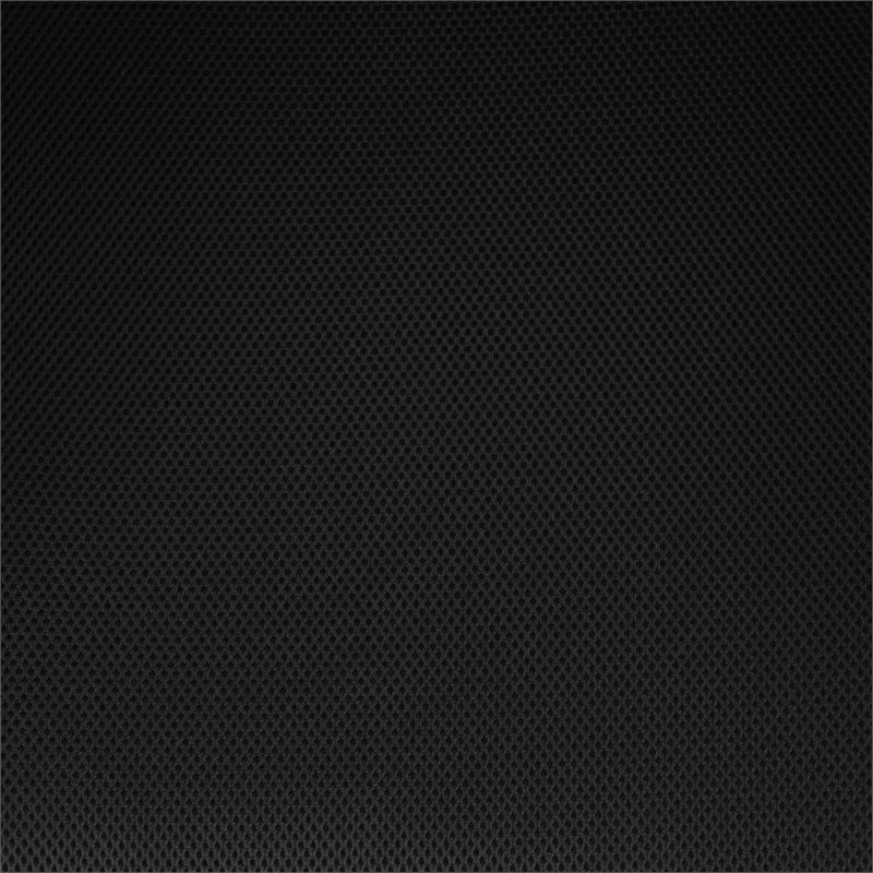 Scranton & Co Foam Fabric/Mesh Mid-Back Office Chair in Black