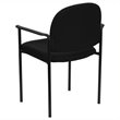 Scranton & Co Steel Black Side Chair with Arms Stackable