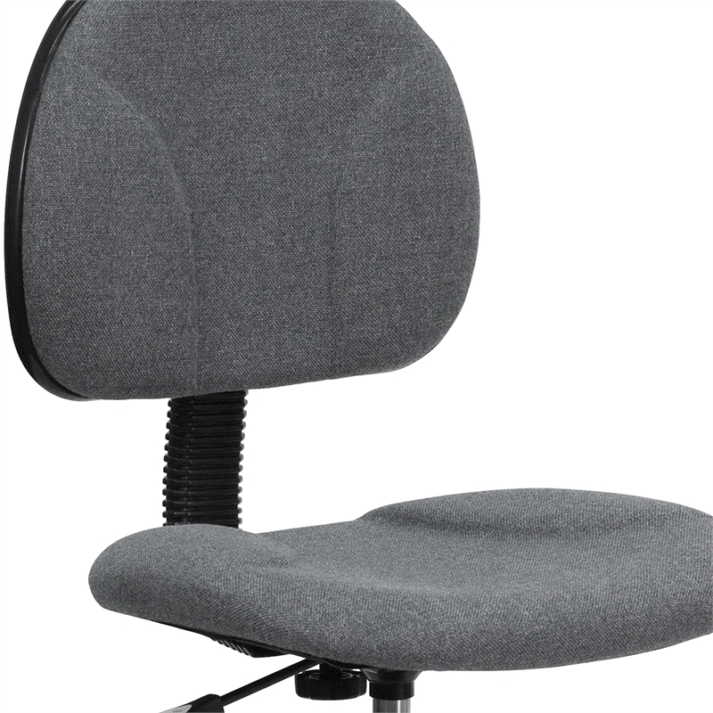 Scranton & Co Patterned Ergonomic Drafting Chair in Gray