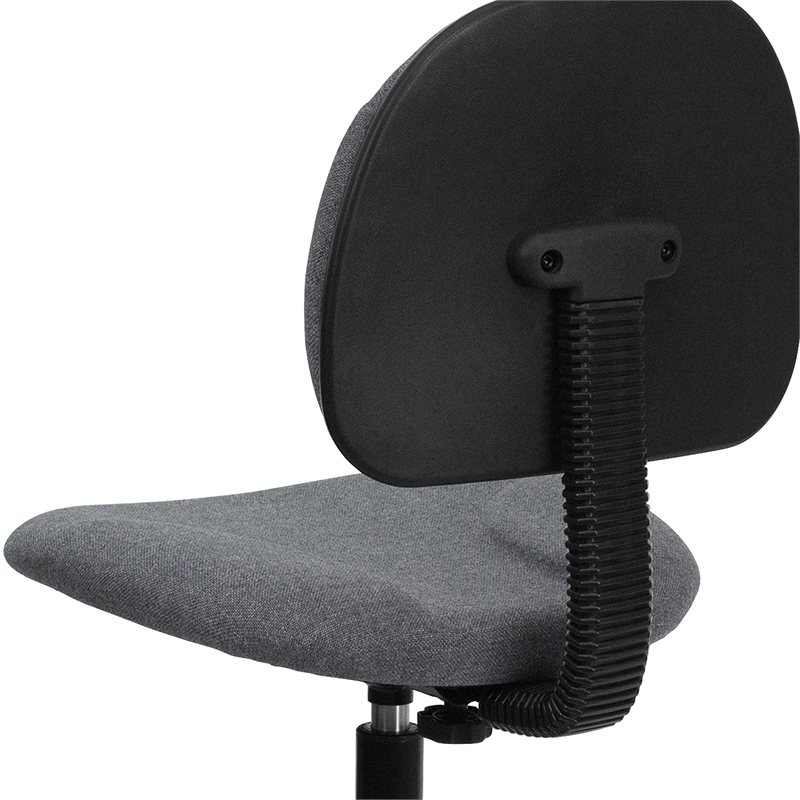 Scranton & Co Patterned Ergonomic Drafting Chair in Gray