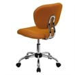 Scranton & Co Mid-Back Mesh Task Office Chair in Orange