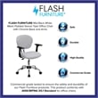 Scranton & Co Mid-Back Mesh Task Office Chair with Arms in White