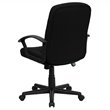 Scranton & Co Mid-Back Office Chair with Nylon Arms in Black