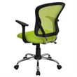Scranton & Co Mid-Back Mesh Office Chair in Green