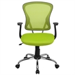 Scranton & Co Mid-Back Mesh Office Chair in Green