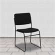 Scranton & Co Stacking Chair with Sled Base in Black