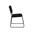 Scranton & Co Stacking Chair with Sled Base in Black