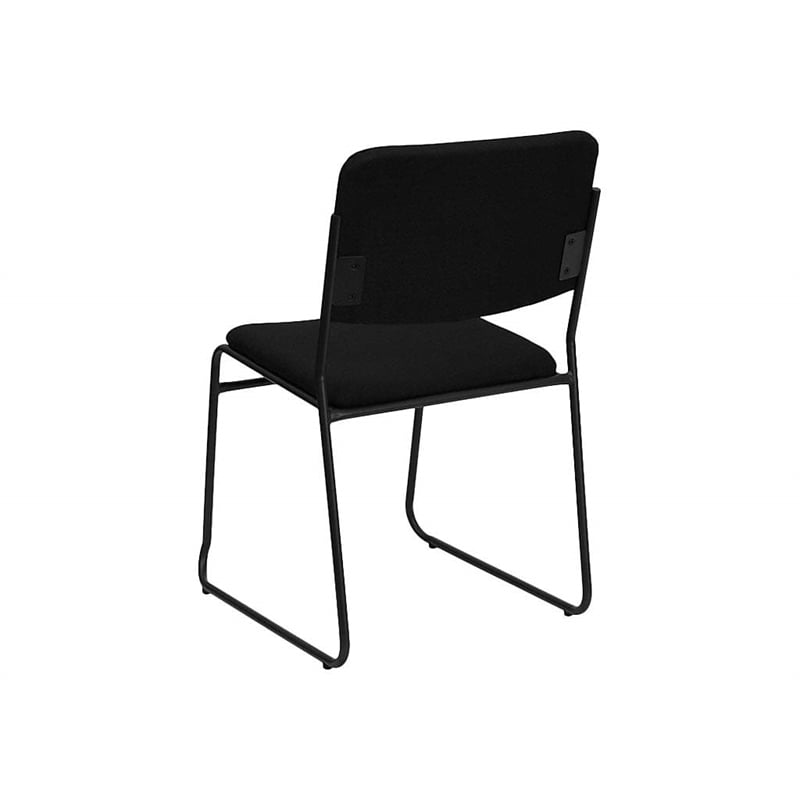 Scranton & Co Stacking Chair with Sled Base in Black