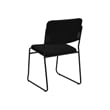 Scranton & Co Stacking Chair with Sled Base in Black