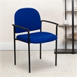 Scranton & Co Side Office Stacking Chair in Navy Blue